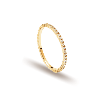 Δαχτυλίδι White Essential Ασήμι 925 Επιχρυσωμένο PDPAOLA AN01-347-14 - themelidisjewels